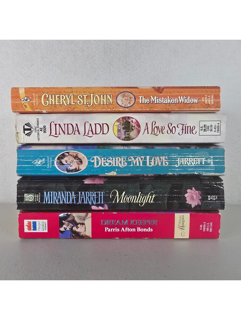 VTG 90s Historical Romance Book Lot Love Stories Cheryl St John Miranda Jarrett